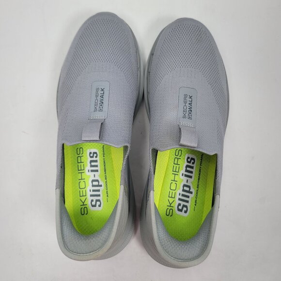 Skechers Go Walk 6 Slip-In Men's Gray Stretch Fabric Sneakers SN216278 US Size 8 - Picture 5 of 8